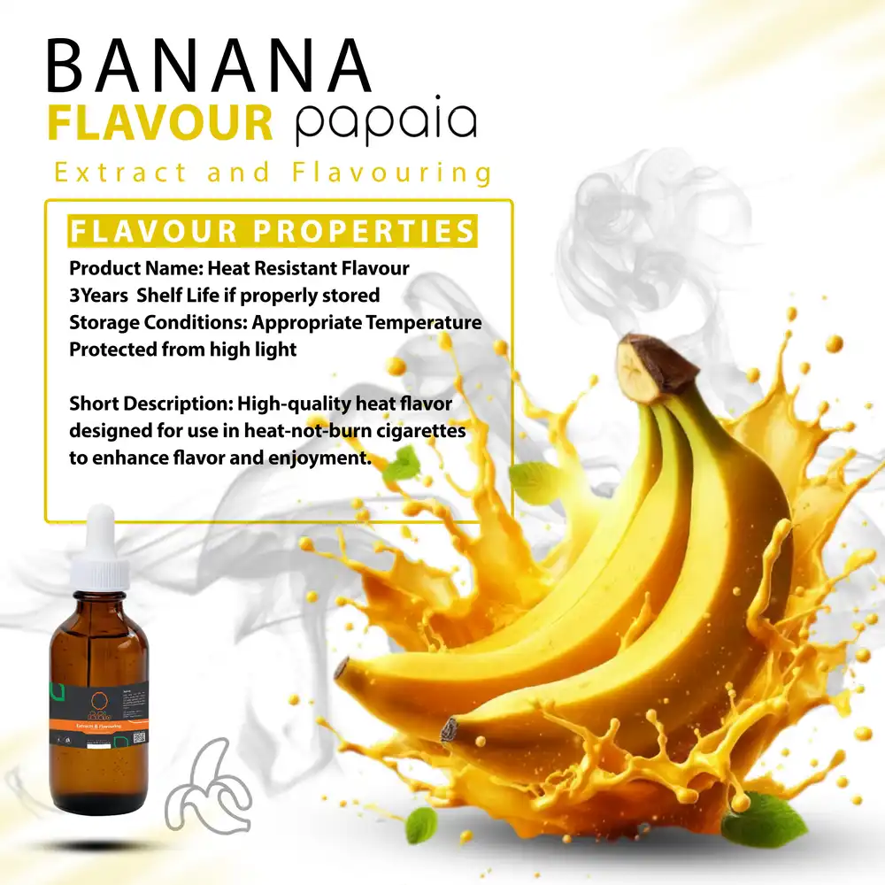 Banana_processed_by_imagy اسانس حرارتی موز/ حلال VG-PG/ قابل مصرف در تولید جویس و سالت سیگارالکتریکی یا ویپ - تصویر 1