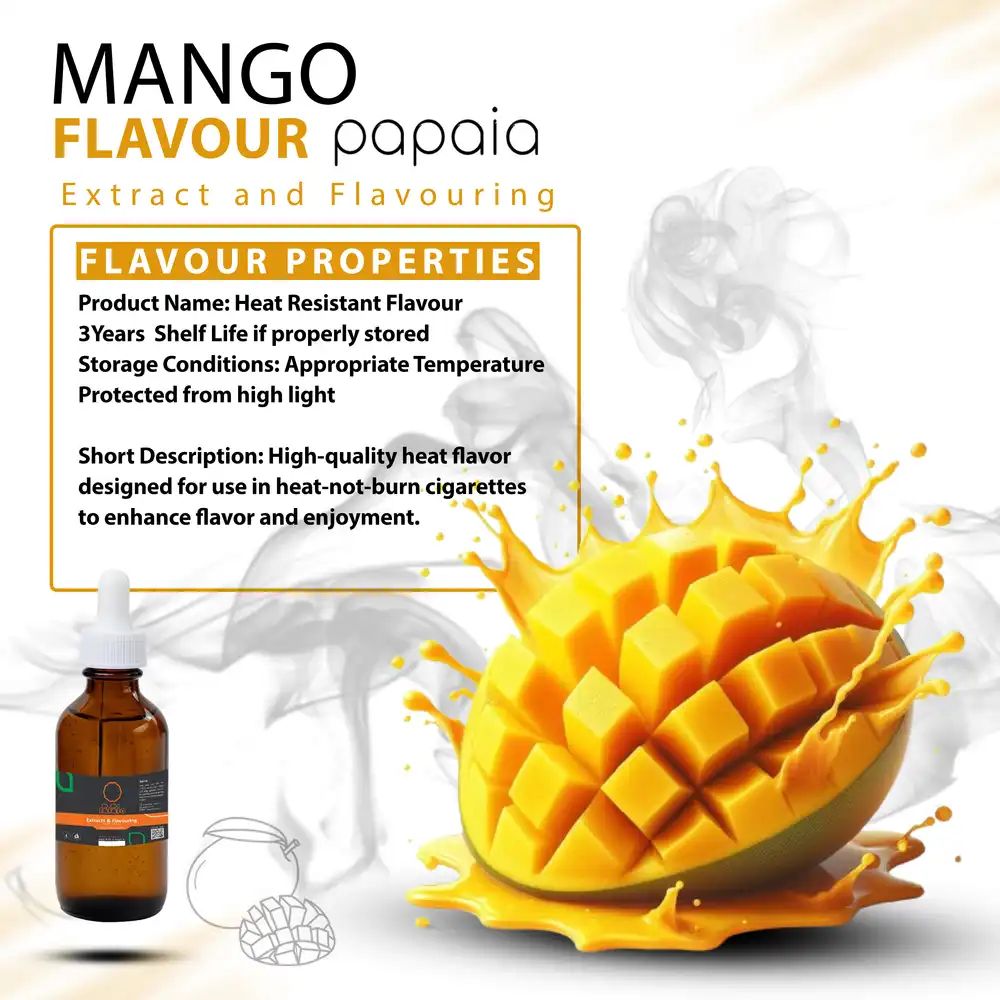 MANGO ___î_ذ___processed_by_imagy اسانس حرارتی انبه/ حلال VG-PG/ قابل مصرف در تولید جویس و سالت سیگارالکتریکی یا ویپ - تصویر 1