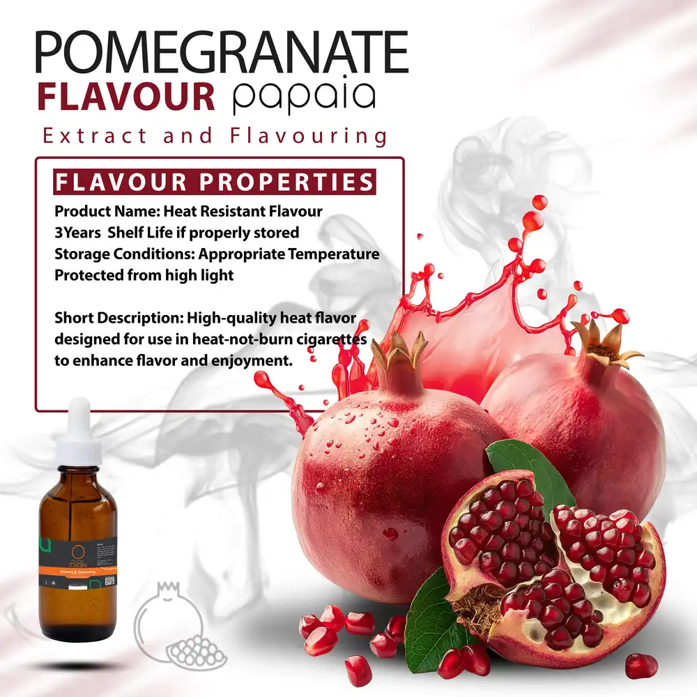 ___î_ذ__ POMEGRANATE_processed_by_imagy اسانس حرارتی انار/ حلال VG-PG / قابل مصرف در تولید جویس و سالت سیگارالکتریکی یا ویپ - تصویر 1