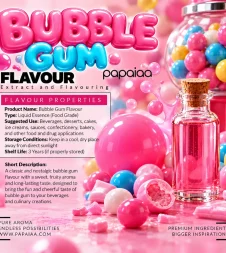 Liquid bubblegum flavoring